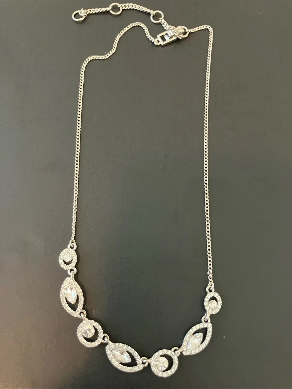Givenchy Silver Crystal Necklace - Elegant Women’s Jewelry